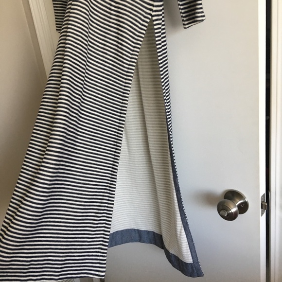 Anthropologie Striped High Slit Henley Tunic (HP🎉) - Picture 5 of 7